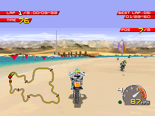Moto Racer screenshot 4 for Playstation